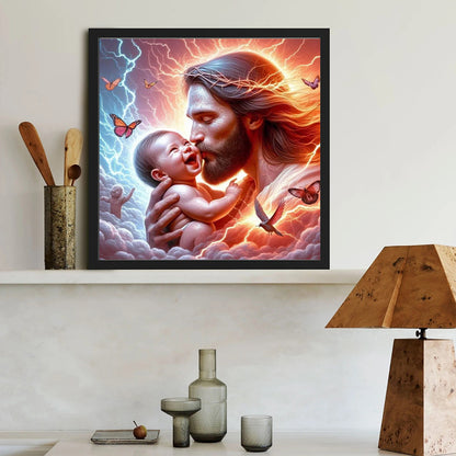 Jesus - Full Round Drill Diamond Painting 40*40CM