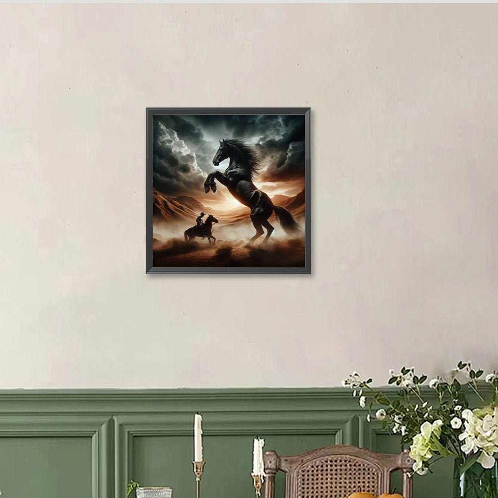 Horse - Full Round Drill Diamond Painting 40*40CM