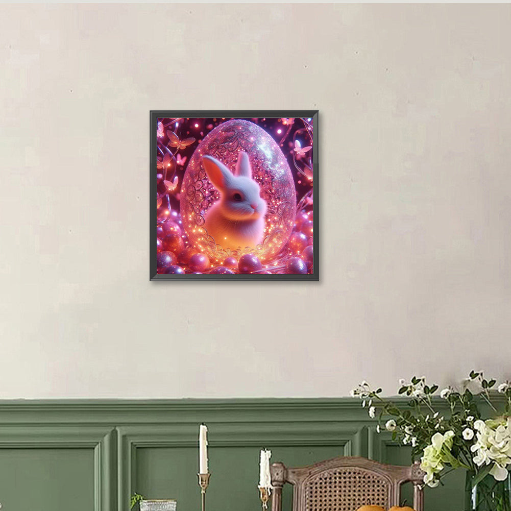 Rabbit - Full Round Drill Diamond Painting 40*40CM