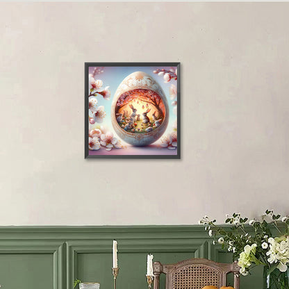 Easter Egg Bunny - Full Round Drill Diamond Painting 40*40CM