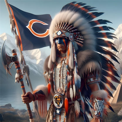 Indians - Full Round Drill Diamond Painting 40*40CM