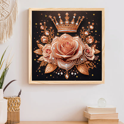 Dream Rose - Special Shaped Drill Diamond Painting 30*30CM