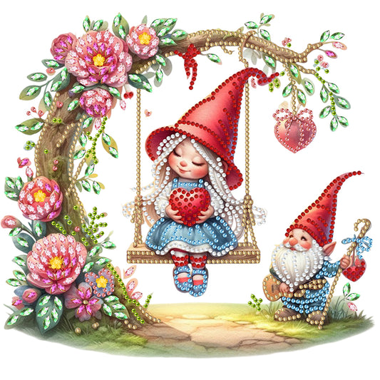 Swinging - Special Shaped Drill Diamond Painting 30*30CM