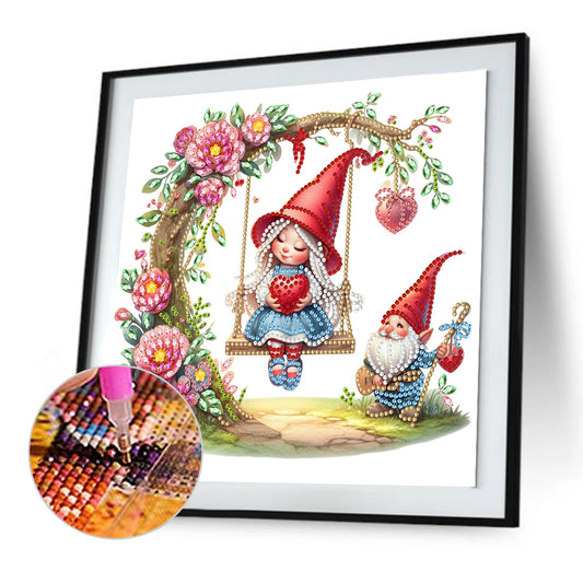 Swinging - Special Shaped Drill Diamond Painting 30*30CM
