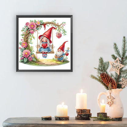 Swinging - Special Shaped Drill Diamond Painting 30*30CM