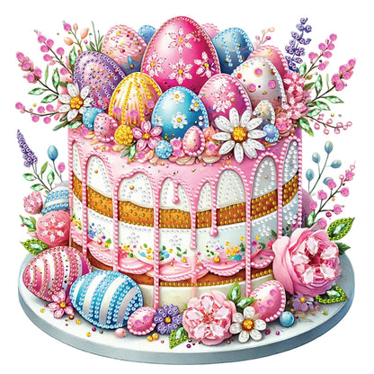 Easter Cake - Special Shaped Drill Diamond Painting 30*30CM