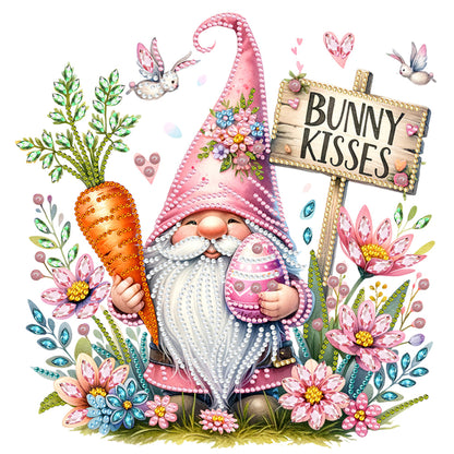 Easter Gnome - Special Shaped Drill Diamond Painting 30*30CM