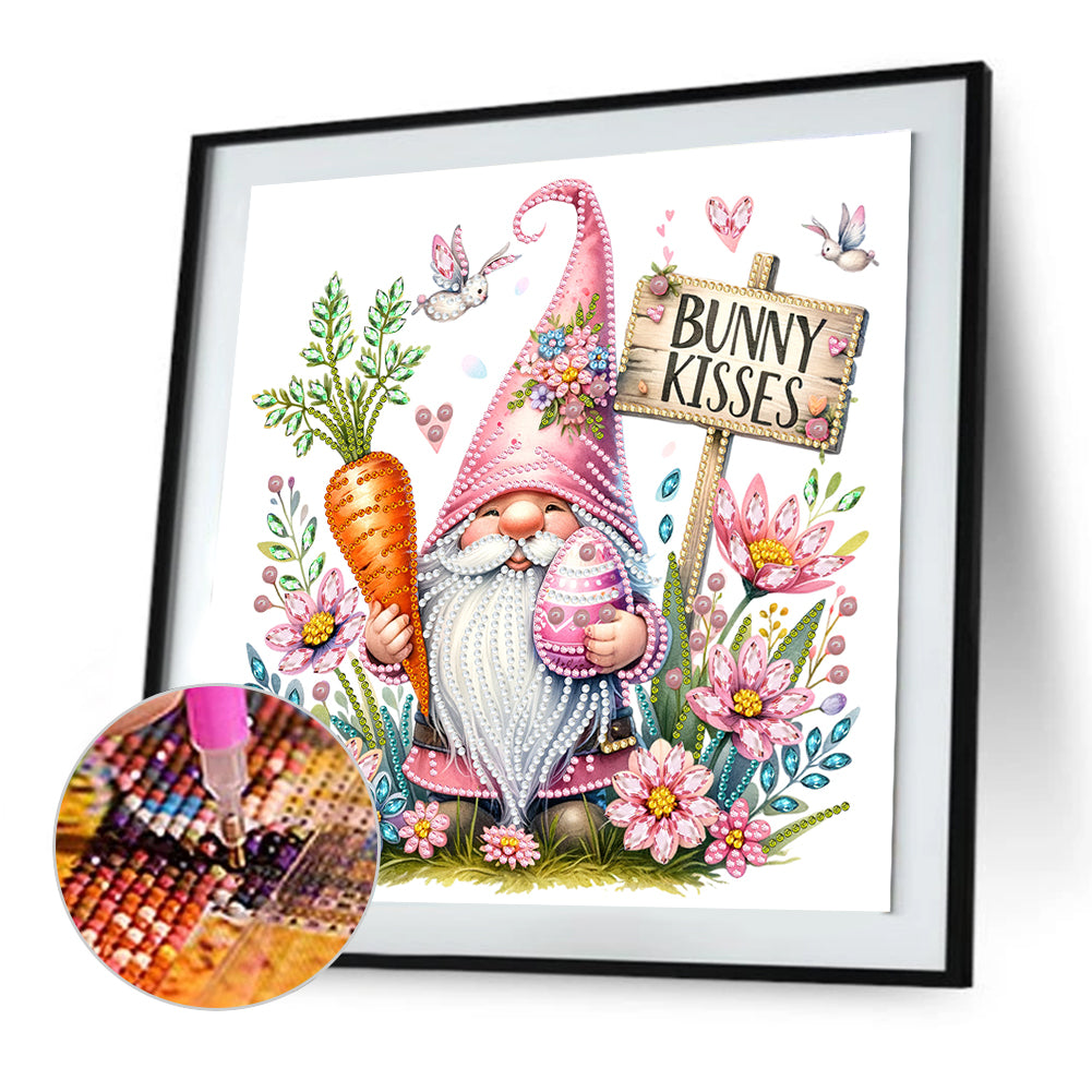 Easter Gnome - Special Shaped Drill Diamond Painting 30*30CM