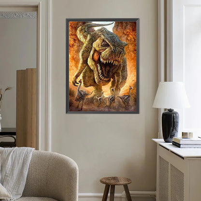 T-Rex - Full Round Drill Diamond Painting 40*50CM