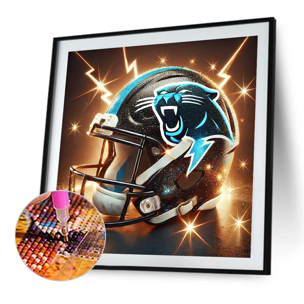 Carolina Panthers - Full Square Drill Diamond Painting 30*30CM