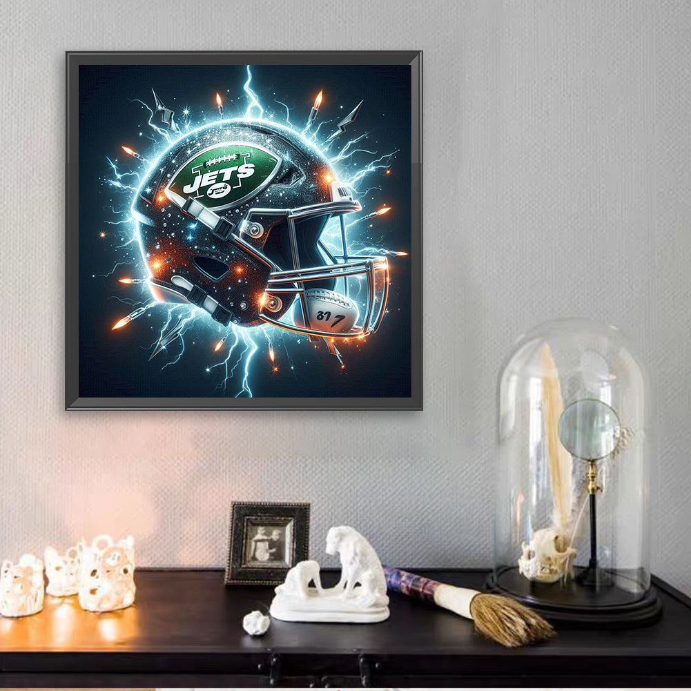 New York Jets - Full Square Drill Diamond Painting 30*30CM