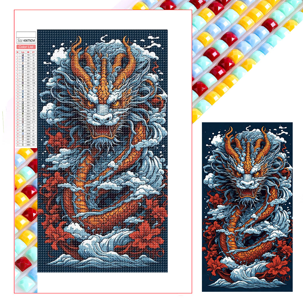 Dragon - Full Square Drill Diamond Painting 40*75CM
