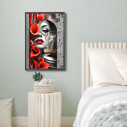 Ghost Woman - Full Round Drill Diamond Painting 40*60CM
