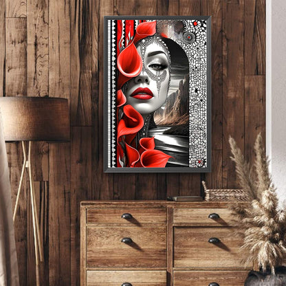 Ghost Woman - Full Round Drill Diamond Painting 40*60CM