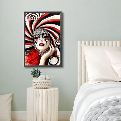 Ghost Woman - Full Round Drill Diamond Painting 40*60CM