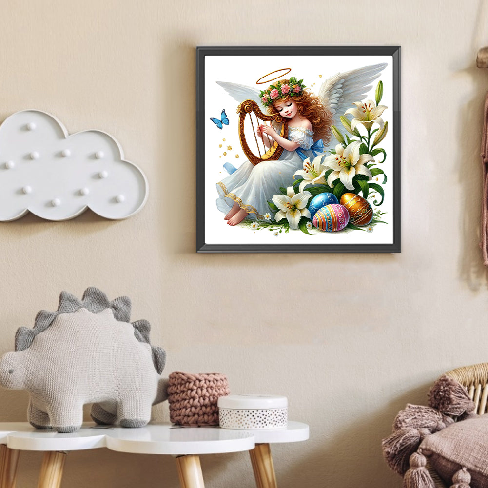 Easter Angel - Full Round Drill Diamond Painting 30*30CM