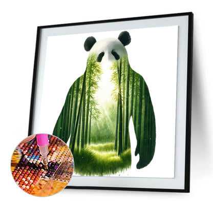 Panda - Full Round Drill Diamond Painting 30*30CM