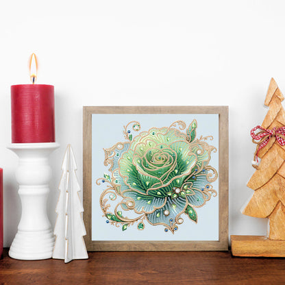 Flower Cluster - Special Shaped Drill Diamond Painting 30*30CM