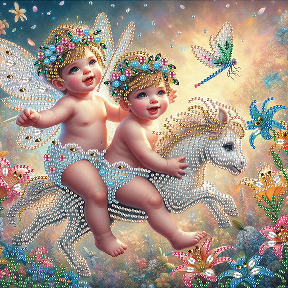 Angel - Special Shaped Drill Diamond Painting 30*30CM