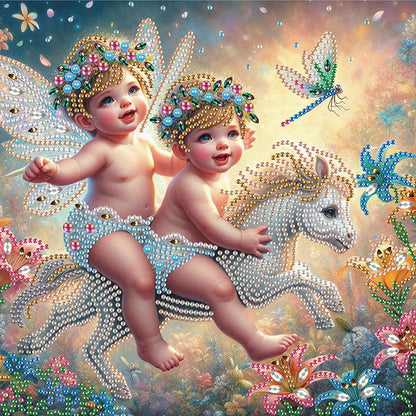 Angel - Special Shaped Drill Diamond Painting 30*30CM