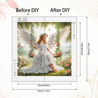 Angel - Special Shaped Drill Diamond Painting 30*30CM