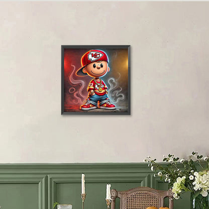 Kansas City Chiefs - Full Round Drill Diamond Painting 40*40CM