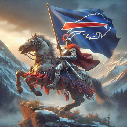 Buffalo Bills - Full Round Drill Diamond Painting 40*40CM