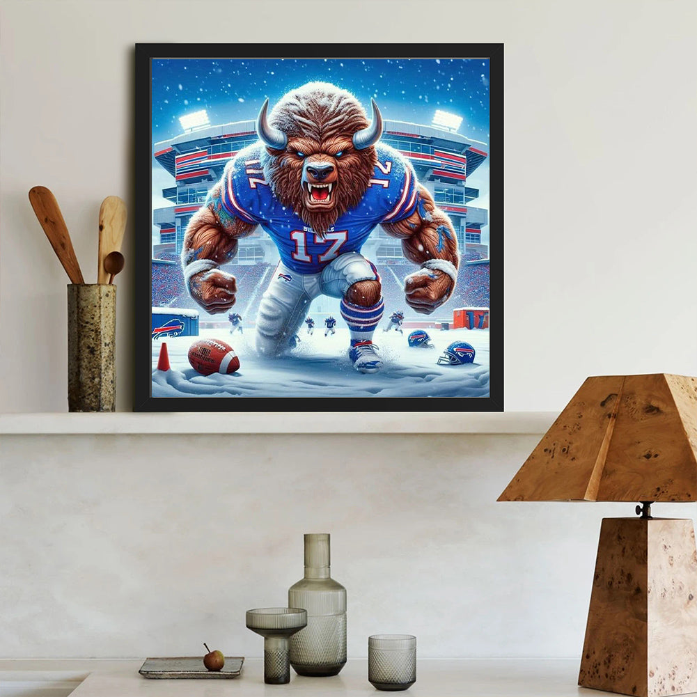 Buffalo Bills - Full Round Drill Diamond Painting 40*40CM