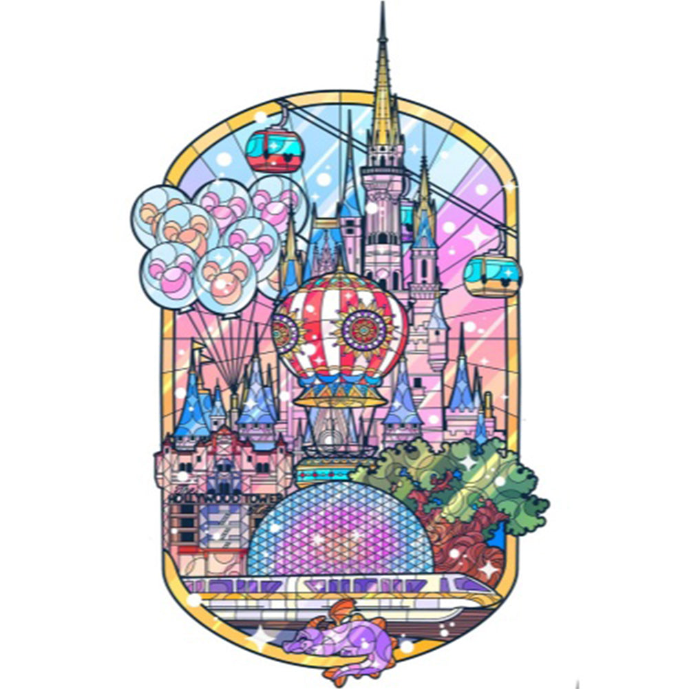 Disney Castle - Full Square Drill Diamond Painting 40*50CM