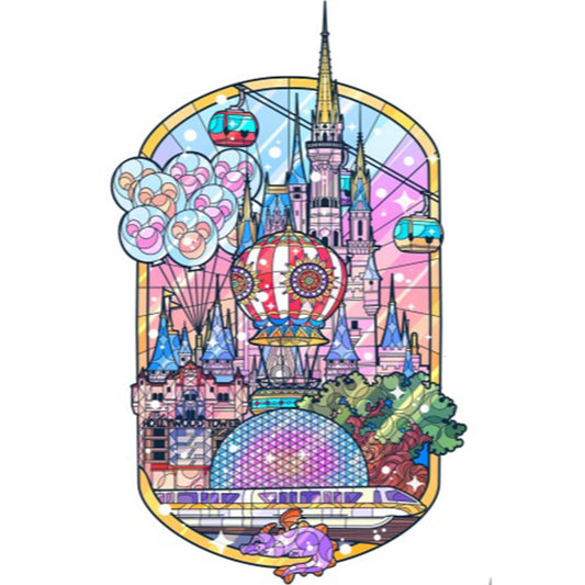 Disney Castle - Full Square Drill Diamond Painting 40*50CM