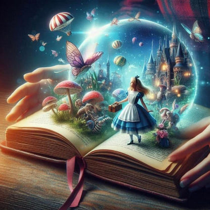 Alice In Wonderland - Full Round Drill Diamond Painting 50*50CM