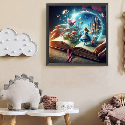 Alice In Wonderland - Full Round Drill Diamond Painting 50*50CM