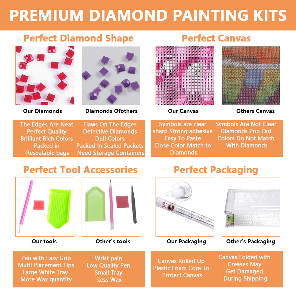 Couple Bird - Full Square Drill Diamond Painting 50*70CM