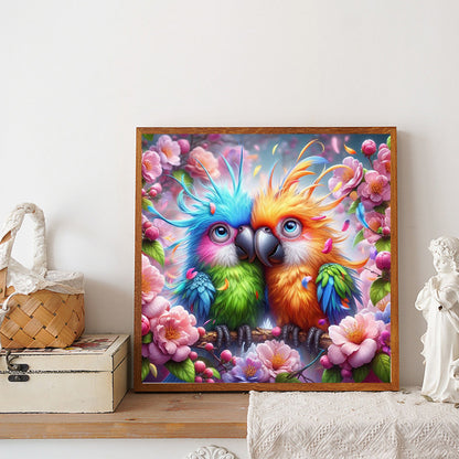 Parrot - Full Round Drill Diamond Painting 40*40CM