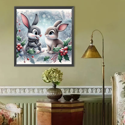 Rabbit - Full Round Drill Diamond Painting 40*40CM