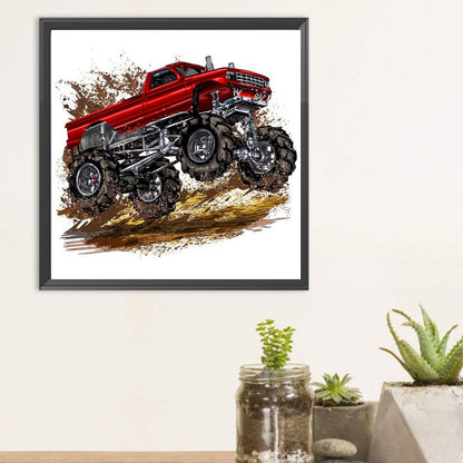 Car - Full Round Drill Diamond Painting 30*30CM