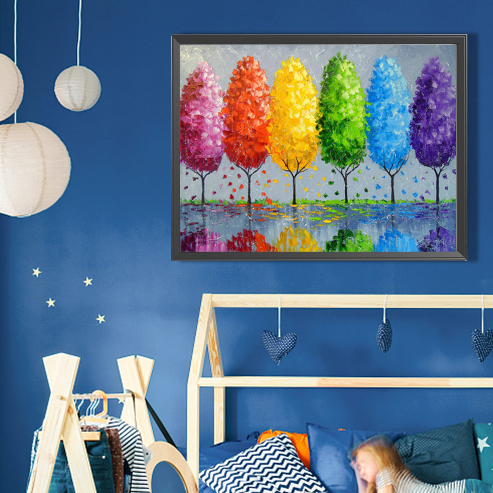 Colorful Forest - Full Square Drill Diamond Painting 40*30CM