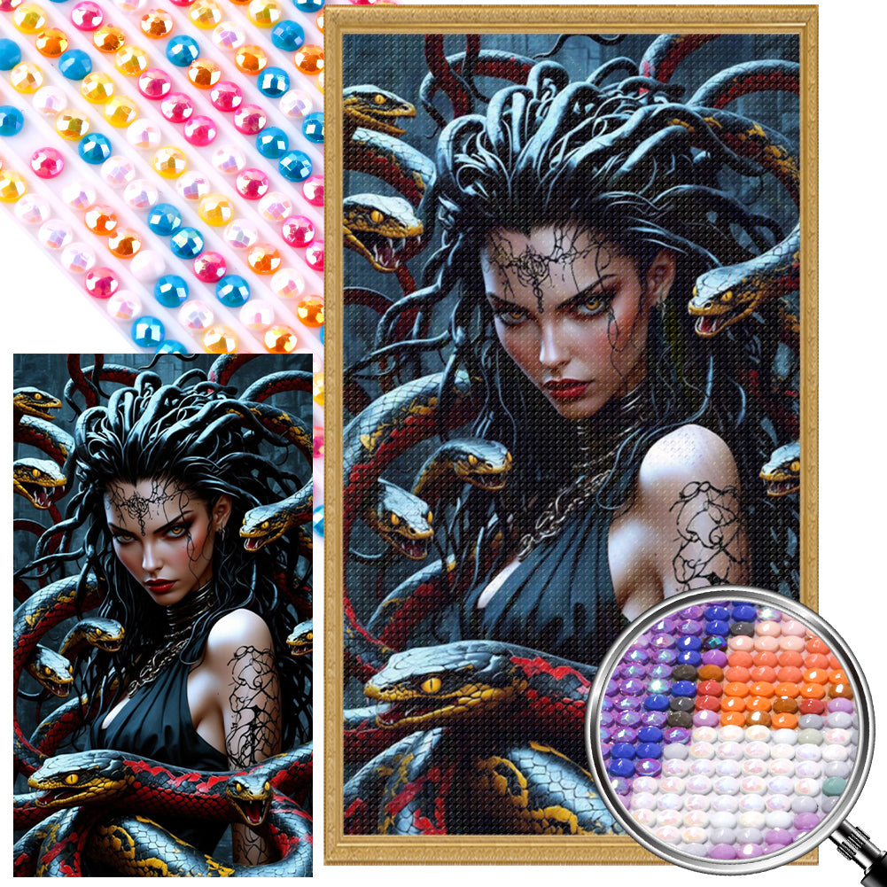 Medusa - Full AB Round Drill Diamond Painting 40*70CM