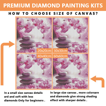 White Rose - Full Square Drill Diamond Painting 90*45CM