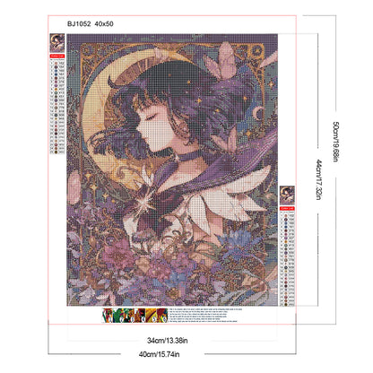 Sailor Moon - Full Round Drill Diamond Painting 40*50CM