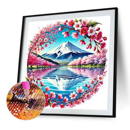 Mount Fuji, Japan - Full Round Drill Diamond Painting 30*30CM
