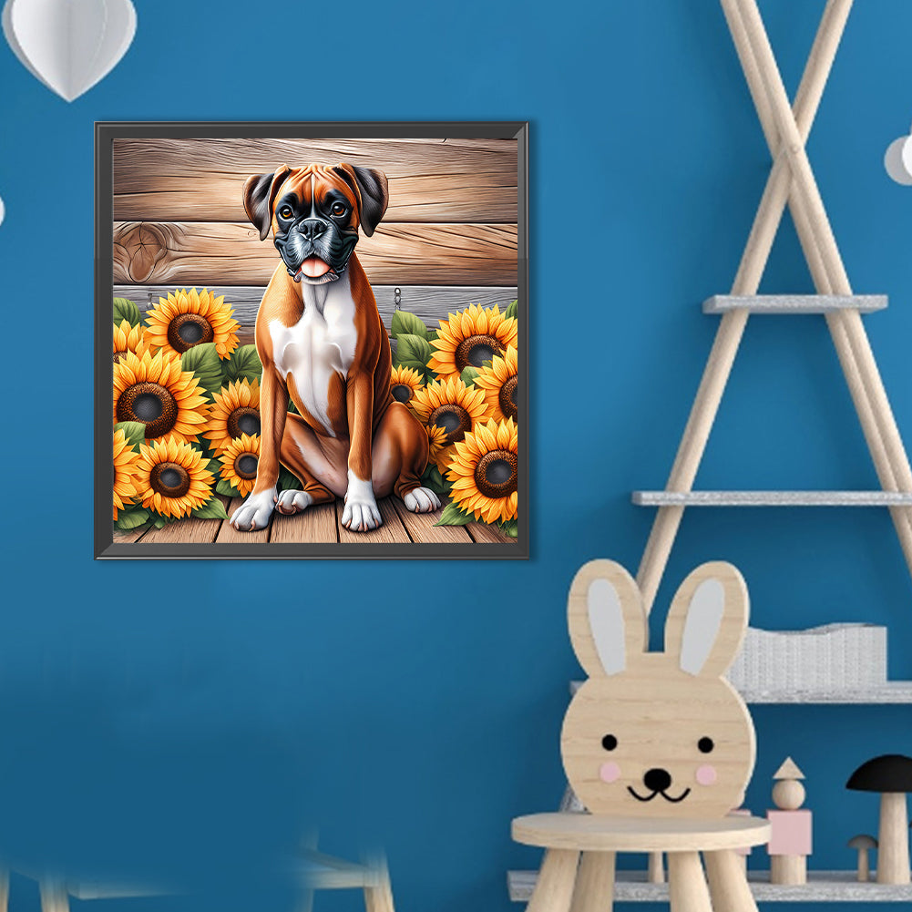 Labrador - Full Round Drill Diamond Painting 40*40CM