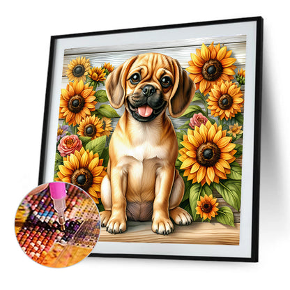 Dachshund - Full Round Drill Diamond Painting 40*40CM