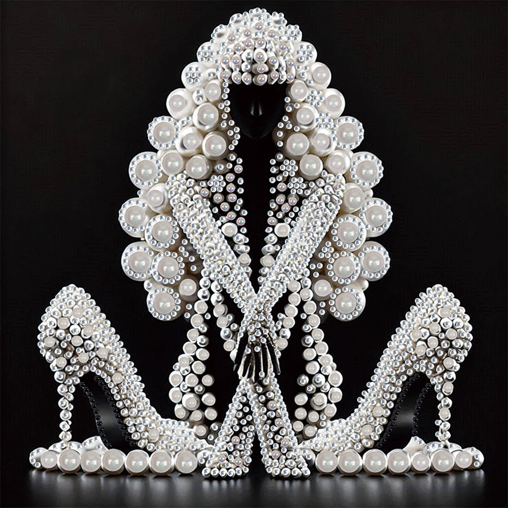 Elegant Lady - Special Shaped Drill Diamond Painting 30*30CM