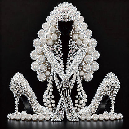 Elegant Lady - Special Shaped Drill Diamond Painting 30*30CM