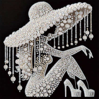 Elegant Lady - Special Shaped Drill Diamond Painting 30*30CM