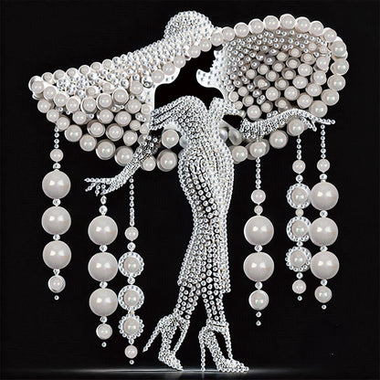 Elegant Lady - Special Shaped Drill Diamond Painting 30*30CM