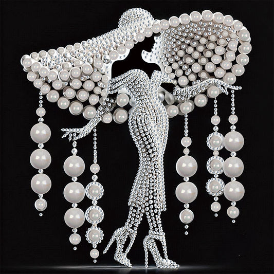 Elegant Lady - Special Shaped Drill Diamond Painting 30*30CM