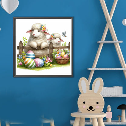 Sheep - Full Round Drill Diamond Painting 40*40CM