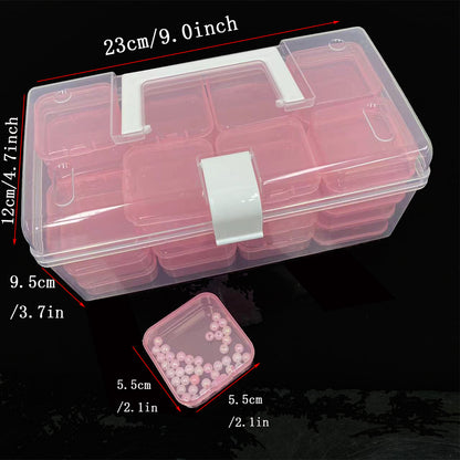 32 Grid Bead Storage Container Diamond Embroidery Beaded Toolbox for Small Items